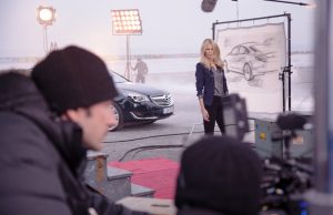 Зад кулисите на рекламната кампания на Opel с Клаудия Шифър