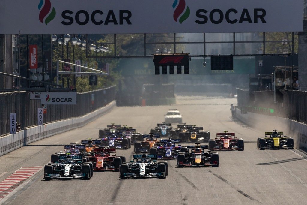 Гран при на Азербайджан, старт, Формула 1, Баку