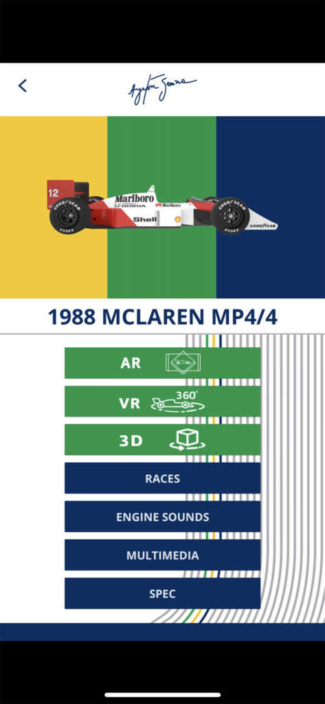 Senna 360, Ayrton Senna