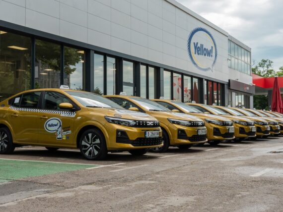 Dacia Logan Yellow! Taxi
