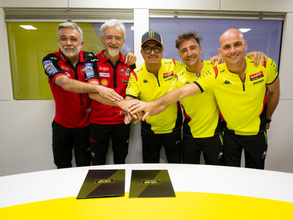 VR46 също удължи партньорството с Дукати VR46 и Дукати