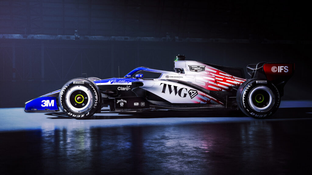 Кадилак F1 в Силвърстоун Кадилак F1 в Силвърстоун